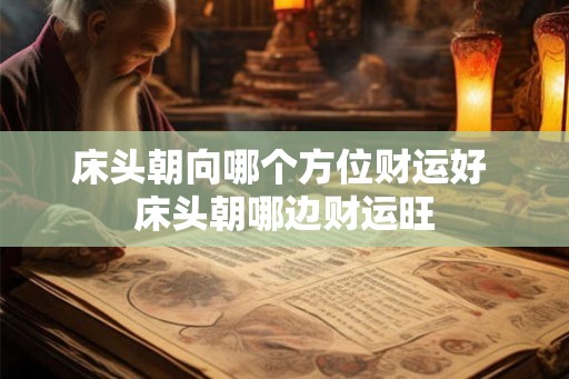 床头朝向哪个方位财运好 床头朝哪边财运旺