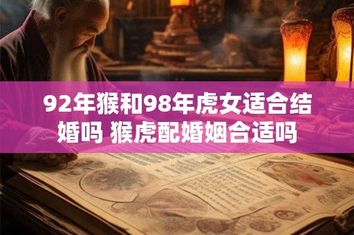 92年猴和98年虎女适合结婚吗 猴虎配婚姻合适吗