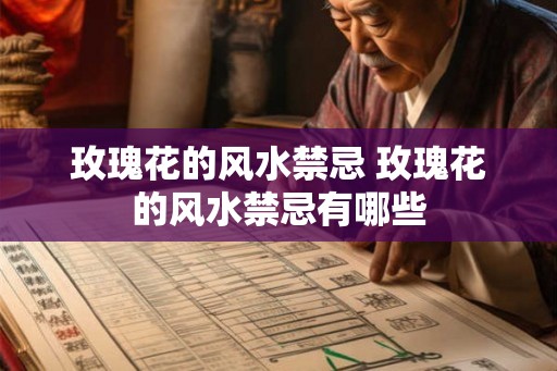 玫瑰花的风水禁忌 玫瑰花的风水禁忌有哪些