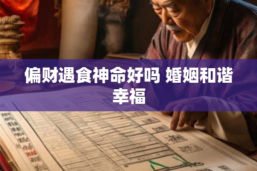 偏财遇食神命好吗 婚姻和谐幸福