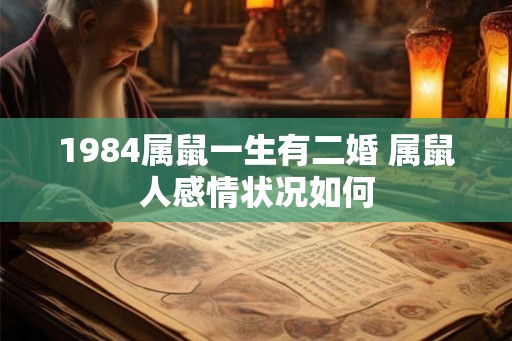 1984属鼠一生有二婚 属鼠人感情状况如何 1984属鼠一生有二婚 属鼠人感情状况如何