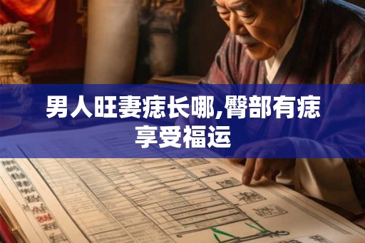 男人旺妻痣长哪,臀部有痣享受福运