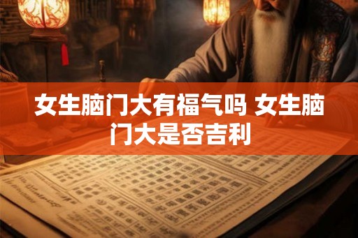 女生脑门大有福气吗 女生脑门大是否吉利