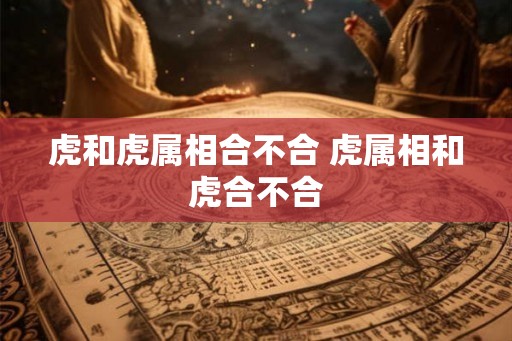 虎和虎属相合不合 虎属相和虎合不合