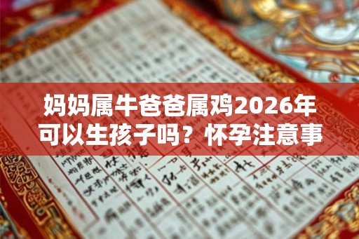 妈妈属牛爸爸属鸡2026年可以生孩子吗？怀孕注意事项？
