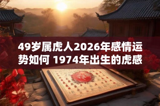 49岁属虎人2026年感情运势如何 1974年出生的虎感情顺利吗
