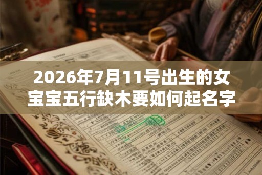 2026年7月11号出生的女宝宝五行缺木要如何起名字