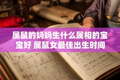属鼠的妈妈生什么属相的宝宝好 属鼠女最佳出生时间