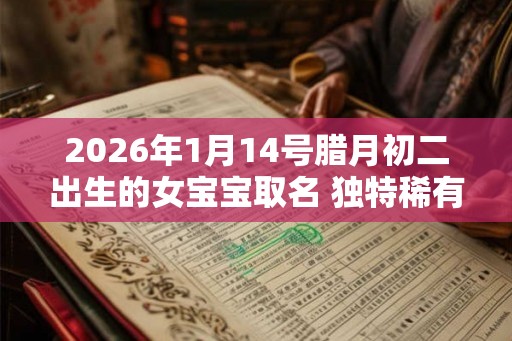 2026年1月14号腊月初二出生的女宝宝取名 独特稀有