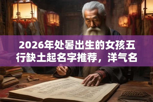 2026年处暑出生的女孩五行缺土起名字推荐，洋气名字推荐。