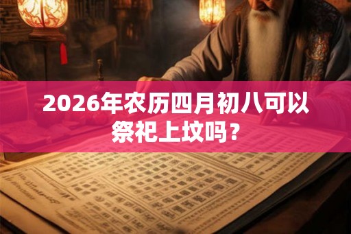 2026年农历四月初八可以祭祀上坟吗？