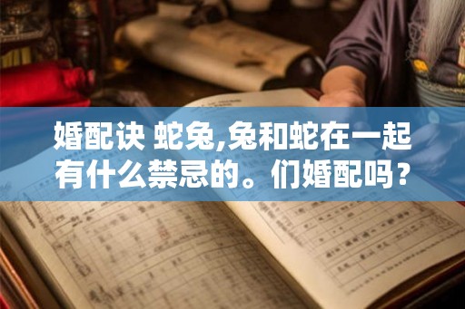婚配诀 蛇兔,兔和蛇在一起有什么禁忌的。们婚配吗？
