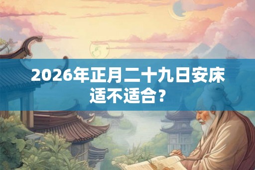 2026年正月二十九日安床适不适合？