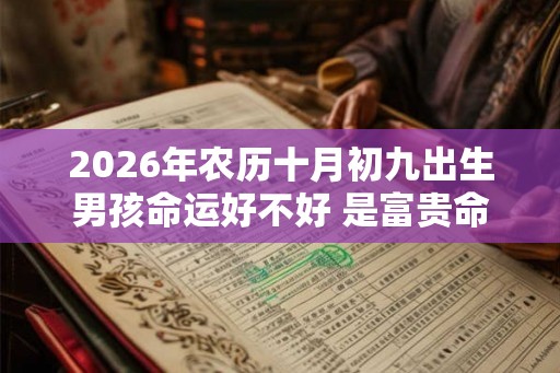 2026年农历十月初九出生男孩命运好不好 是富贵命吗