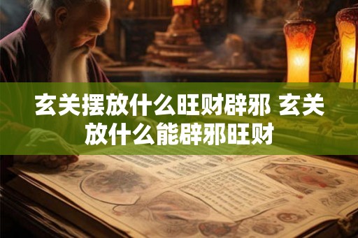 玄关摆放什么旺财辟邪 玄关放什么能辟邪旺财