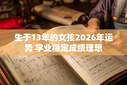 生于13年的女孩2026年运势 学业稳定成绩理想