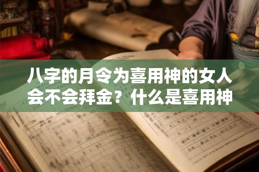 八字的月令为喜用神的女人会不会拜金？什么是喜用神？