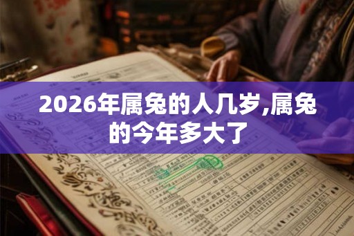 2026年属兔的人几岁,属兔的今年多大了 2026年属兔的人几岁,属兔的今年多大了