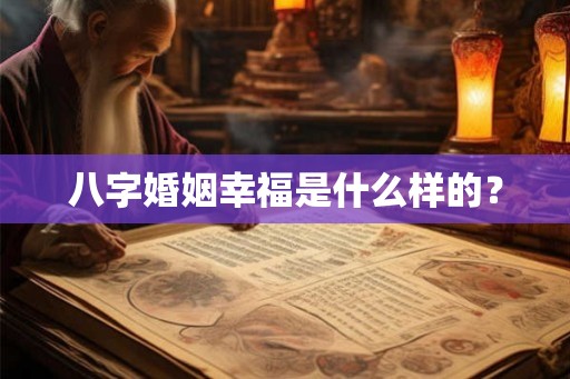 八字婚姻幸福是什么样的？
