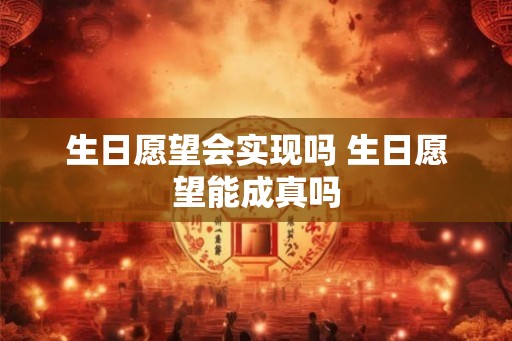 生日愿望会实现吗 生日愿望能成真吗 生日愿望会实现吗 生日愿望能成真吗