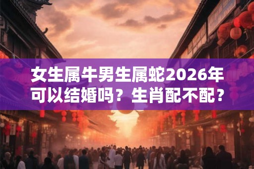 女生属牛男生属蛇2026年可以结婚吗？生肖配不配？