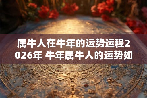 属牛人在牛年的运势运程2026年 牛年属牛人的运势如何
