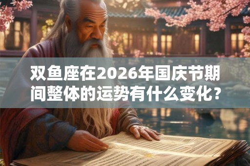 双鱼座在2026年国庆节期间整体的运势有什么变化？