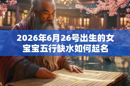 2026年6月26号出生的女宝宝五行缺水如何起名 2026年6月26号出生的女宝宝五行缺水如何起名