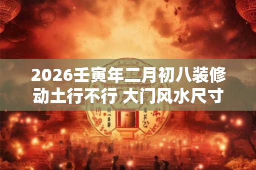 2026壬寅年二月初八装修动土行不行 大门风水尺寸 2026壬寅年二月初八装修动土行不行 大门风水尺寸