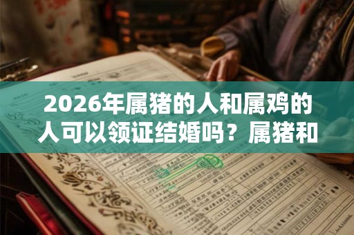 2026年属猪的人和属鸡的人可以领证结婚吗？属猪和属鸡的合不合婚？