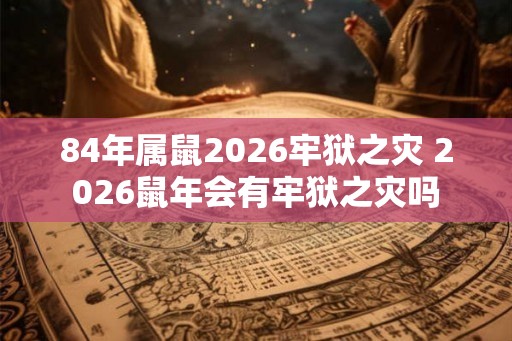 84年属鼠2026牢狱之灾 2026鼠年会有牢狱之灾吗