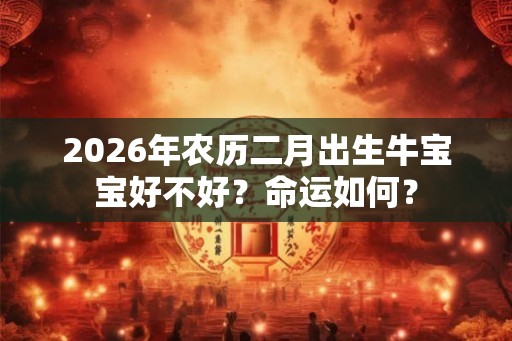 2026年农历二月出生牛宝宝好不好？命运如何？