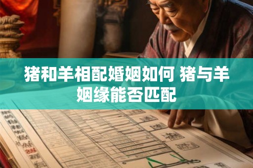 猪和羊相配婚姻如何 猪与羊姻缘能否匹配