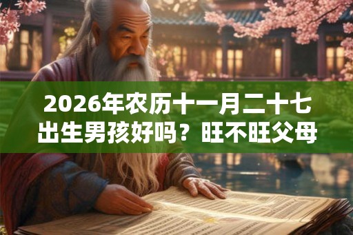 2026年农历十一月二十七出生男孩好吗？旺不旺父母？