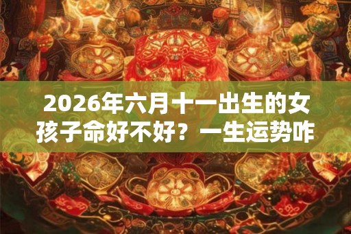2026年六月十一出生的女孩子命好不好?一生运势咋样 2026年六月十一出生的女孩子命好不好?一生运势咋样