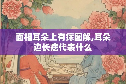 面相耳朵上有痣图解,耳朵边长痣代表什么