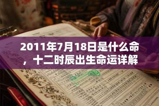 2011年7月18日是什么命,十二时辰出生命运详解 2011年7月18日是什么命,十二时辰出生命运详解