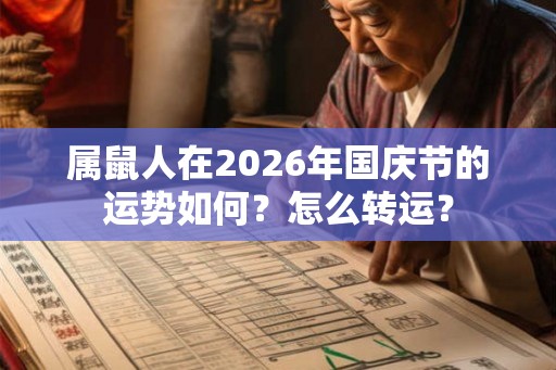属鼠人在2026年国庆节的运势如何？怎么转运？