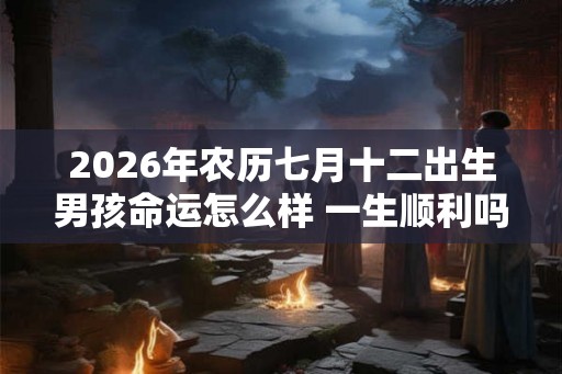 2026年农历七月十二出生男孩命运怎么样 一生顺利吗 2026年农历七月十二出生男孩命运怎么样 一生顺利吗