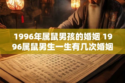 1996年属鼠男孩的婚姻 1996属鼠男生一生有几次婚姻