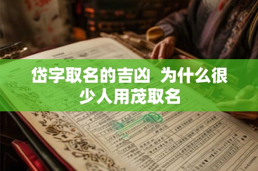 岱字取名的吉凶  为什么很少人用茂取名