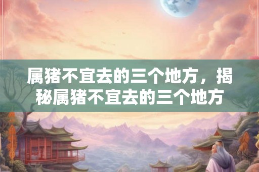 属猪不宜去的三个地方，揭秘属猪不宜去的三个地方
