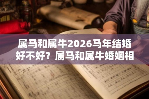 属马和属牛2026马年结婚好不好？属马和属牛婚姻相配吗？