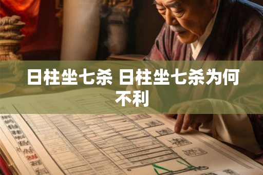 日柱坐七杀 日柱坐七杀为何不利