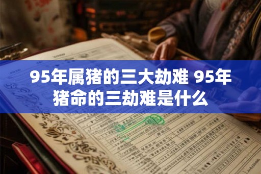 95年属猪的三大劫难 95年猪命的三劫难是什么