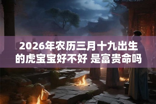 2026年农历三月十九出生的虎宝宝好不好 是富贵命吗