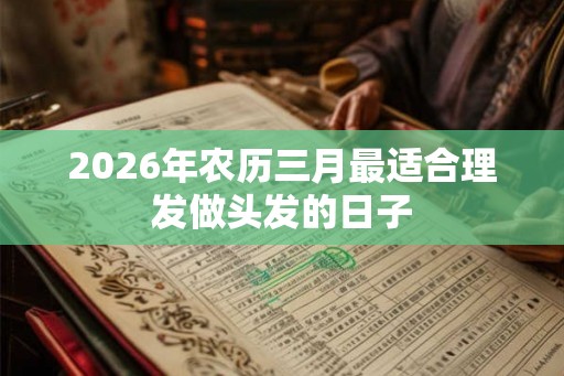 2026年农历三月最适合理发做头发的日子