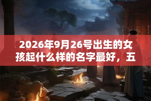 2026年9月26号出生的女孩起什么样的名字最好，五行属什么