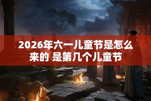 2026年六一儿童节是怎么来的 是第几个儿童节