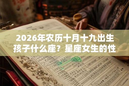 2026年农历十月十九出生孩子什么座？星座女生的性格特点？